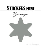 48 Etoiles 3 cm - Stickers mini gommettes