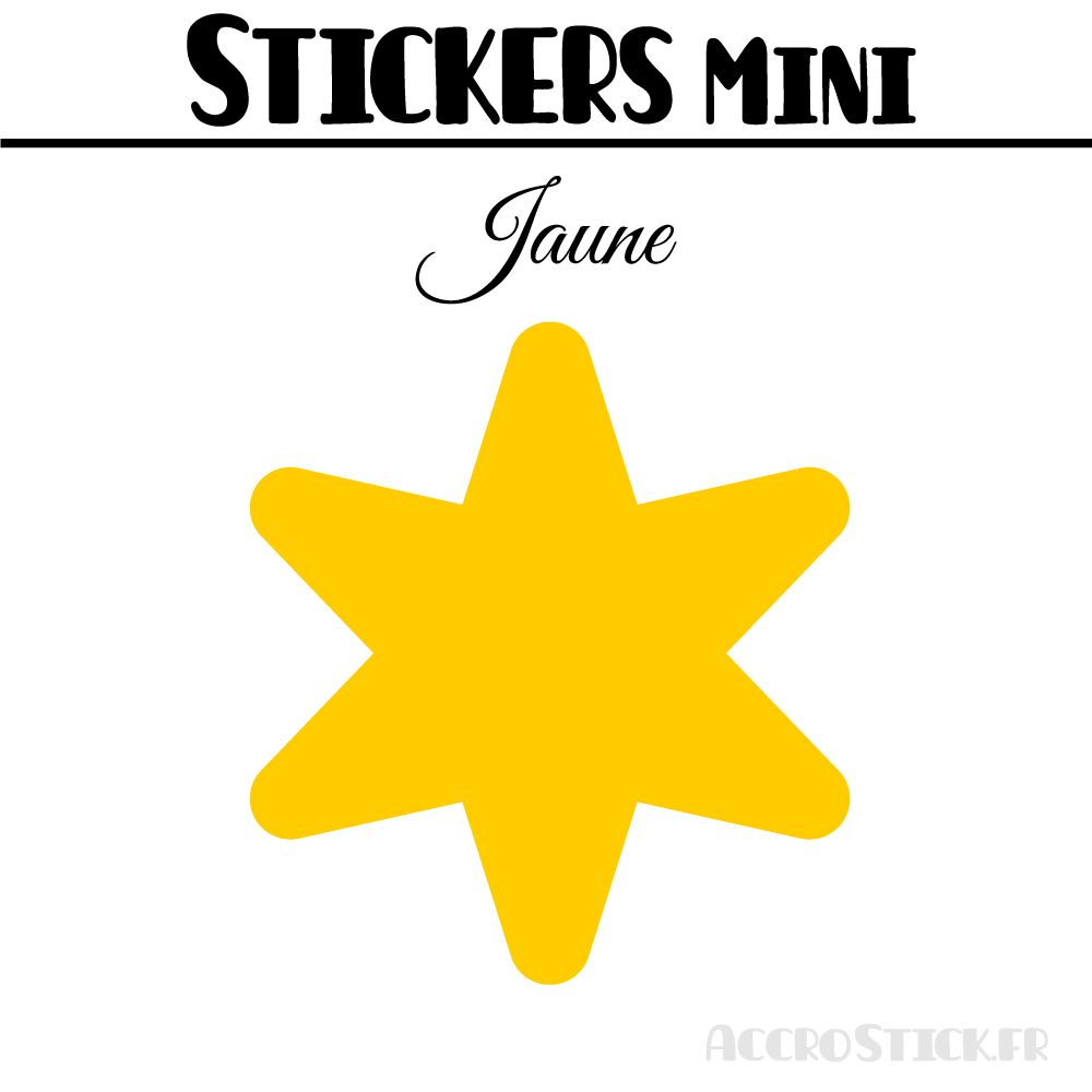 48 Etoiles 3 cm - Stickers mini gommettes 48 Etoiles 3 cm - Stickers mini gommettes