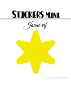 48 Etoiles 3 cm - Stickers mini gommettes