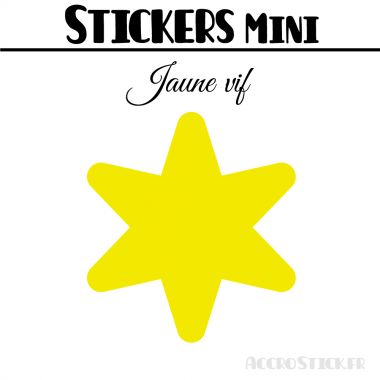 48 Etoiles 3 cm - Stickers mini gommettes