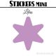 48 Etoiles 3 cm - Stickers mini gommettes