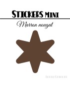 48 Etoiles 3 cm - Stickers mini gommettes