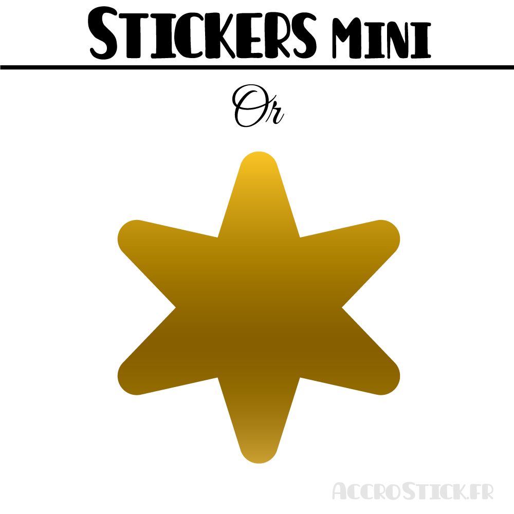48 Etoiles 3 cm - Stickers mini gommettes 48 Etoiles 3 cm - Stickers mini gommettes