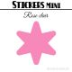 48 Etoiles 3 cm - Stickers mini gommettes