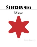 48 Etoiles 3 cm - Stickers mini gommettes