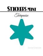 48 Etoiles 3 cm - Stickers mini gommettes