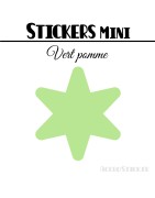 48 Etoiles 3 cm - Stickers mini gommettes