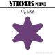48 Etoiles 3 cm - Stickers mini gommettes
