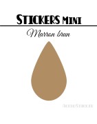 720 Gouttes d'eau 0,6 cm - Stickers mini gommettes