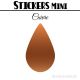 184 Gouttes d'eau 1,2 cm - Stickers mini gommettes