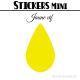 184 Gouttes d'eau 1,2 cm - Stickers mini gommettes
