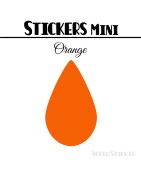 184 Gouttes d'eau 1,2 cm - Stickers mini gommettes