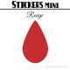 184 Gouttes d'eau 1,2 cm - Stickers mini gommettes
