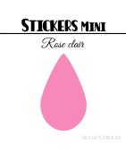 112 Gouttes d'eau 1,6 cm - Stickers mini gommettes