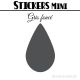 64 Gouttes d'eau 2 cm - Stickers mini gommettes