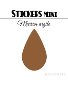 64 Gouttes d'eau 2 cm - Stickers mini gommettes