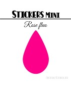 64 Gouttes d'eau 2 cm - Stickers mini gommettes