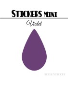 64 Gouttes d'eau 2 cm - Stickers mini gommettes