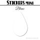 32 Gouttes d'eau 3 cm - Stickers mini gommettes