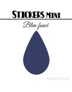 32 Gouttes d'eau 3 cm - Stickers mini gommettes