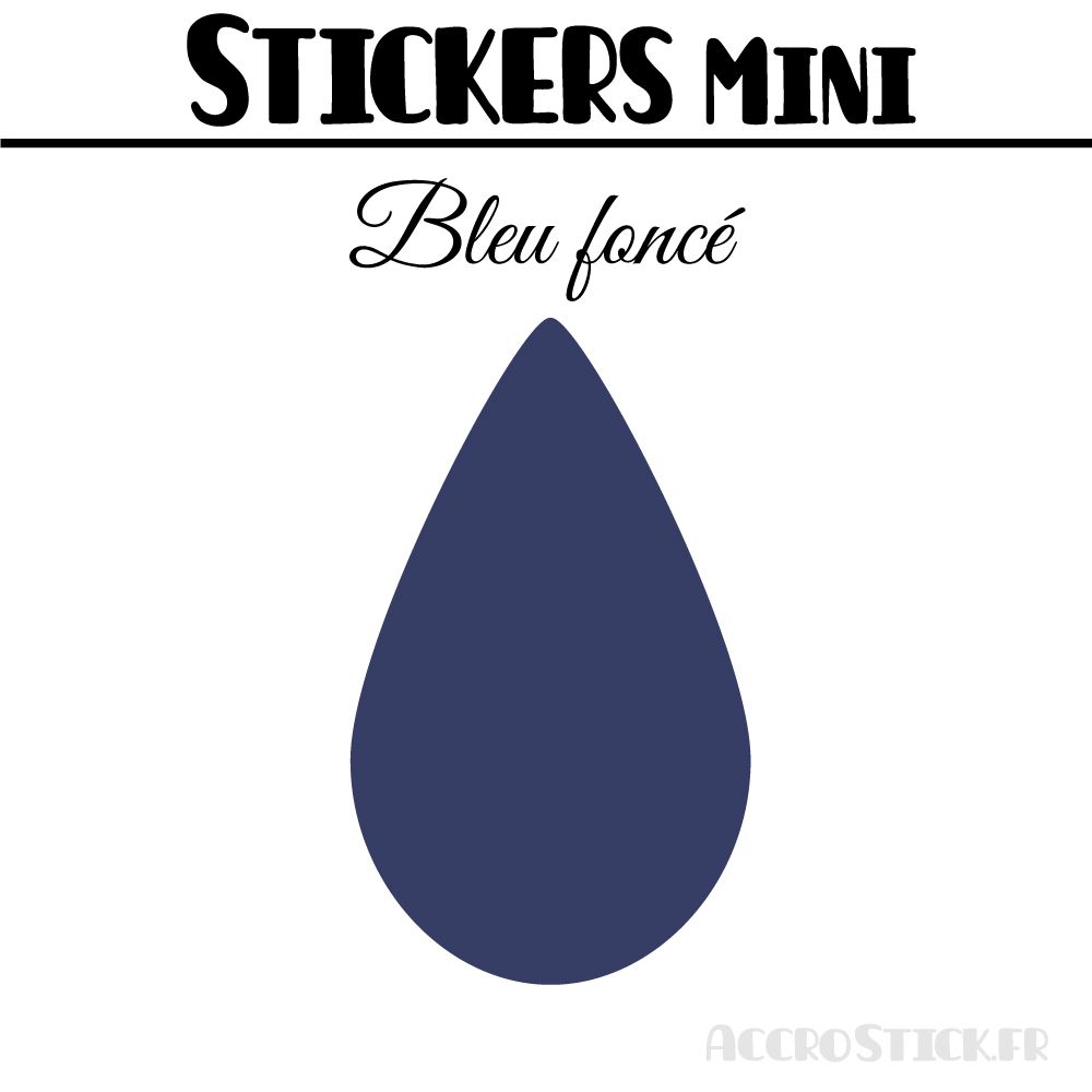 32 Gouttes d'eau 3 cm - Stickers mini gommettes 32 Gouttes d'eau 3 cm - Stickers mini gommettes