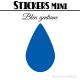 32 Gouttes d'eau 3 cm - Stickers mini gommettes
