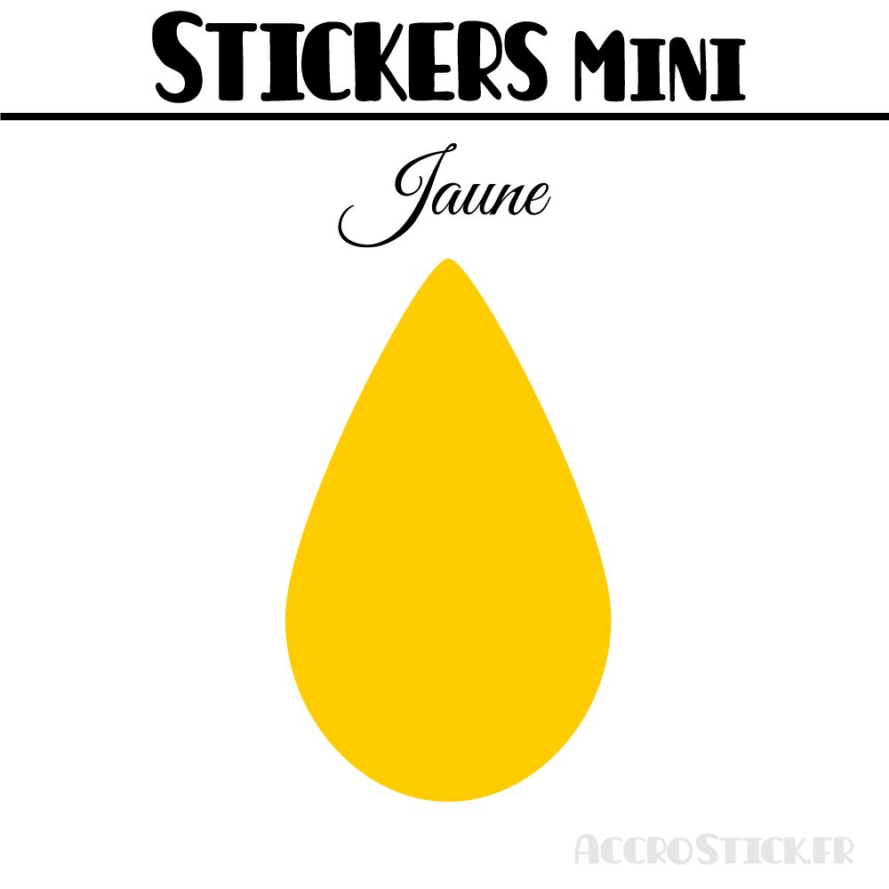 32 Gouttes d'eau 3 cm - Stickers mini gommettes 32 Gouttes d'eau 3 cm - Stickers mini gommettes