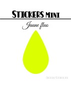 32 Gouttes d'eau 3 cm - Stickers mini gommettes