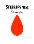 32 Gouttes d'eau 3 cm - Stickers mini gommettes