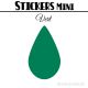 32 Gouttes d'eau 3 cm - Stickers mini gommettes