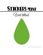 32 Gouttes d'eau 3 cm - Stickers mini gommettes