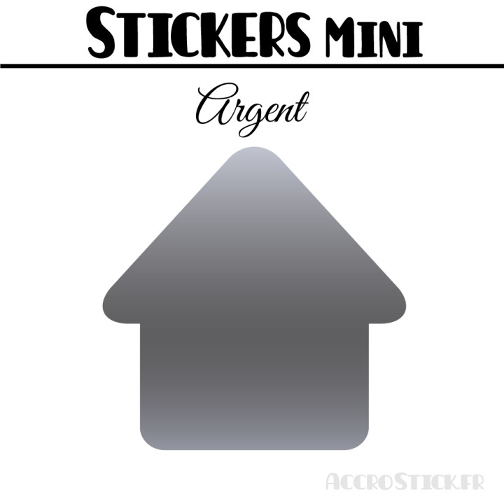 432 Maisons 1 cm - Stickers mini gommettes