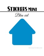 432 Maisons 1 cm - Stickers mini gommettes