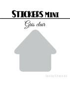 432 Maisons 1 cm - Stickers mini gommettes