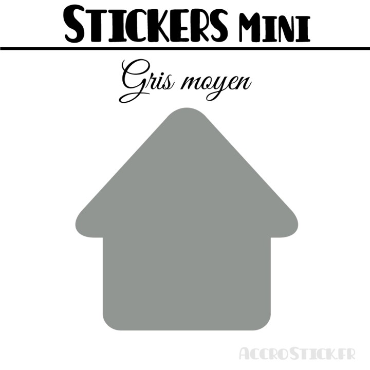 432 Maisons 1 cm - Stickers mini gommettes