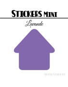 432 Maisons 1 cm - Stickers mini gommettes