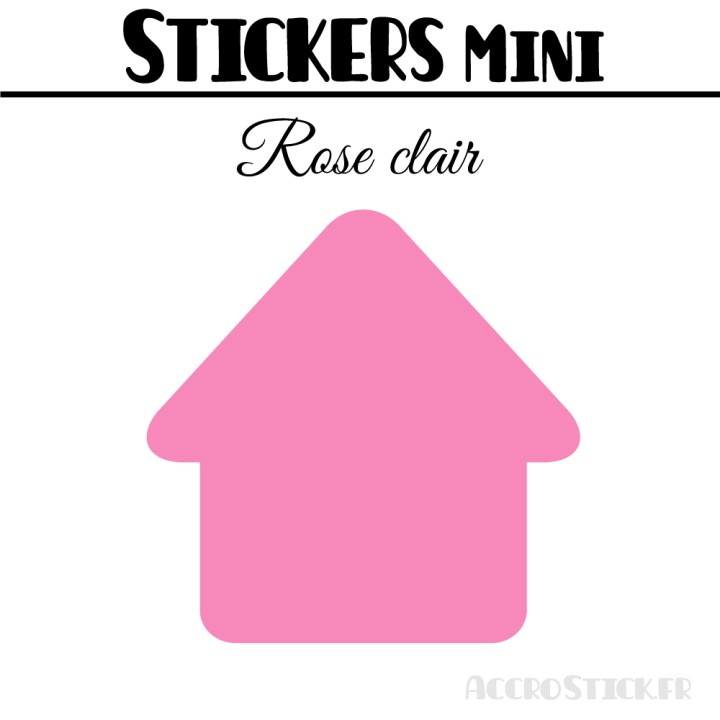 432 Maisons 1 cm - Stickers mini gommettes