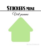 432 Maisons 1 cm - Stickers mini gommettes