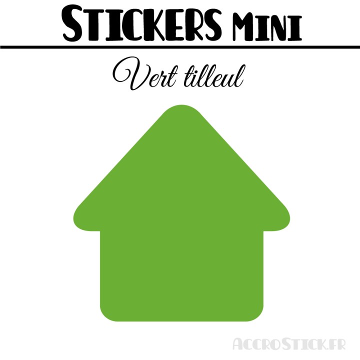 432 Maisons 1 cm - Stickers mini gommettes