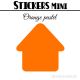 200 Maisons 1,4 cm - Stickers mini gommettes