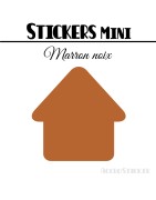 120 Maisons 1,8 cm - Stickers mini gommettes