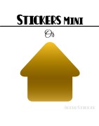 120 Maisons 1,8 cm - Stickers mini gommettes