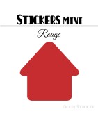 120 Maisons 1,8 cm - Stickers mini gommettes