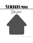 72 Maisons 2,4 cm - Stickers mini gommettes
