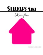 72 Maisons 2,4 cm - Stickers mini gommettes