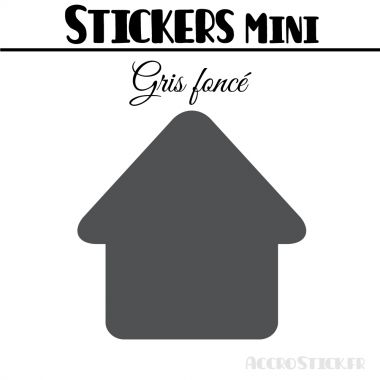 72 Maisons 2,4 cm - Stickers mini gommettes