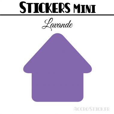 72 Maisons 2,4 cm - Stickers mini gommettes