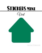 72 Maisons 2,4 cm - Stickers mini gommettes