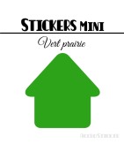 72 Maisons 2,4 cm - Stickers mini gommettes