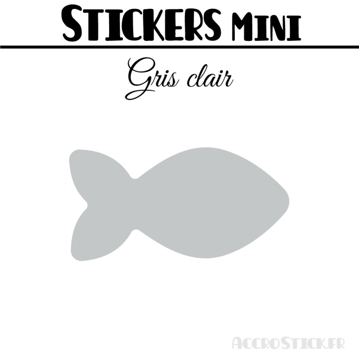 288 Poissons 1,6 cm - Stickers mini gommettes